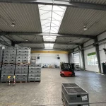 Gewerbeobjekt mit Kranhallen 5t, 8t, 10t: Halle mit Lichtband – Objektwert Immobilien Consult